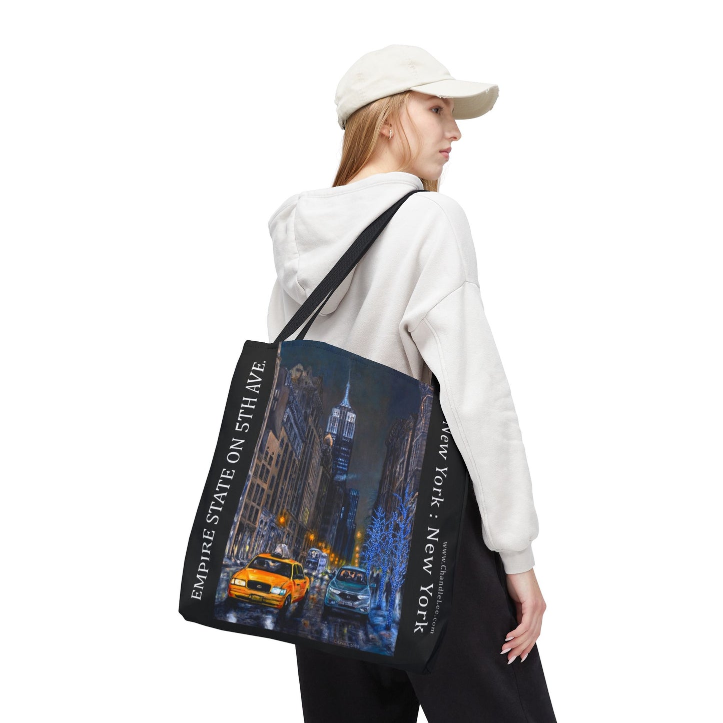 New York City Tote Bag - 5th Avenue Empire State Building View