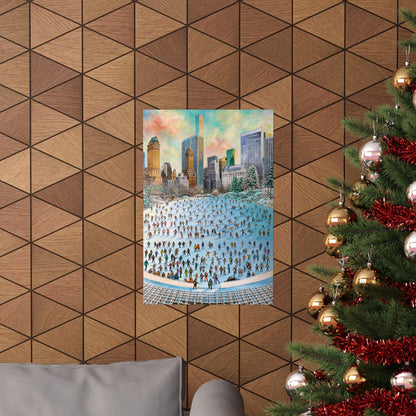 Central Park Ice Skaters — Archival Matte Paper Print