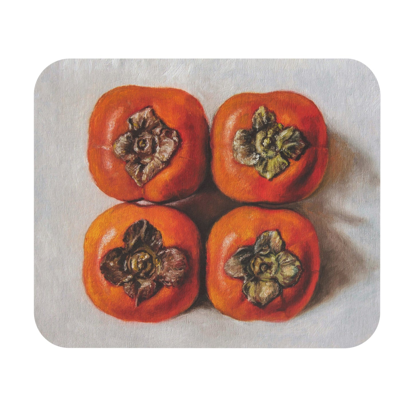 Four Persimmon 四柿如意 Mouse Pad — Fruit Art Desk Mat