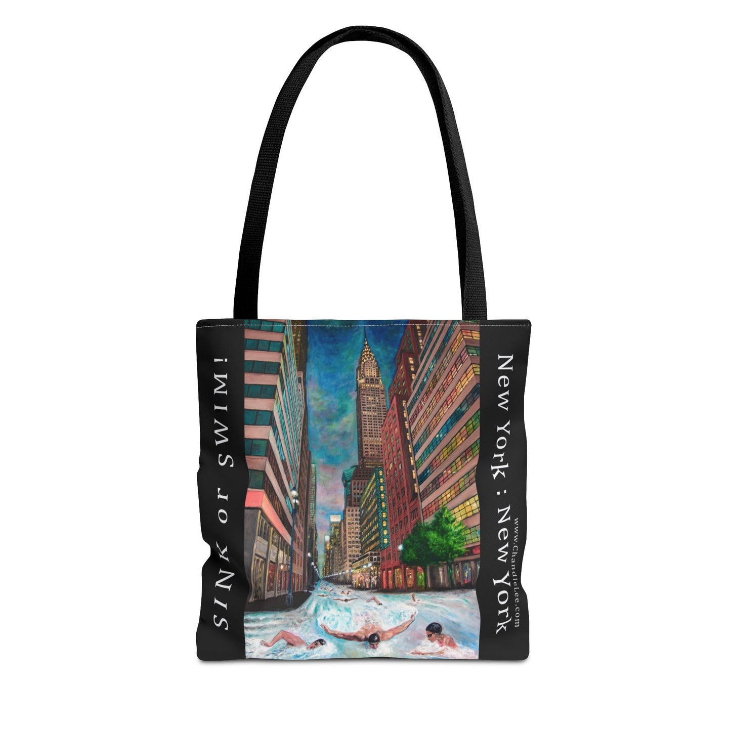 Resilient Tote Bag - Urban Street Art Design by Chandle Lee