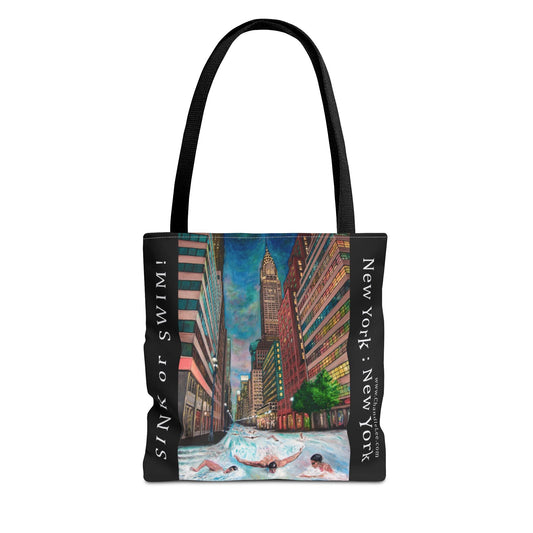 Resilient Tote Bag - Urban Street Art Design by Chandle Lee