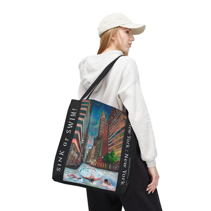 Resilient Tote Bag - Urban Street Art Design by Chandle Lee
