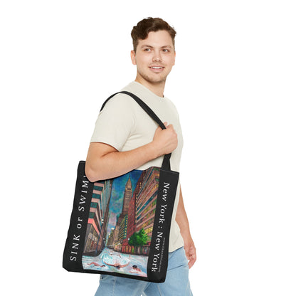 Resilient Tote Bag - Urban Street Art Design by Chandle Lee