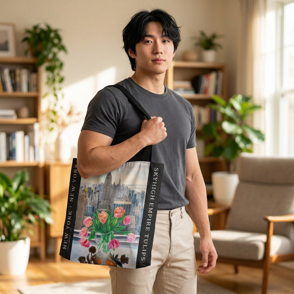 Skyhigh Tulips NYC - Tote Bag