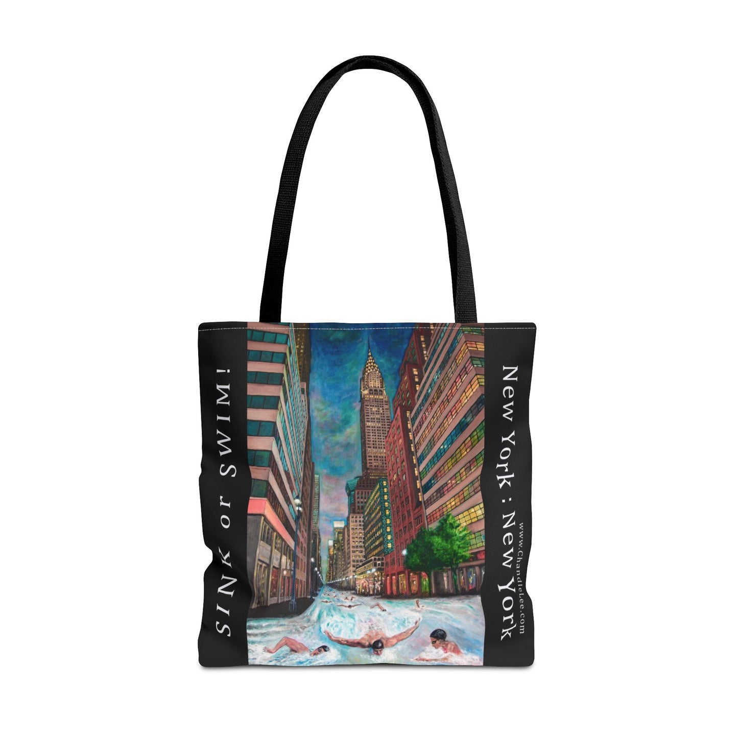 Resilient Tote Bag - Urban Street Art Design by Chandle Lee