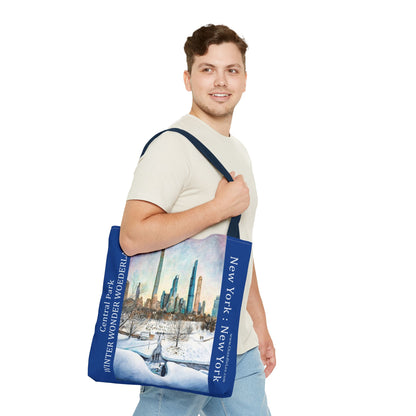 Central Park Winter Wonderland Tote Bag